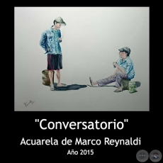 Conservatorio - Acuarela de Marco Reynaldi - Ao 2015